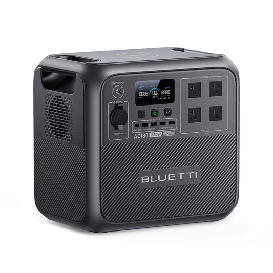 \AC180 Portable Power Station 1152Wh 1800W LiFePO4 Solar Generator