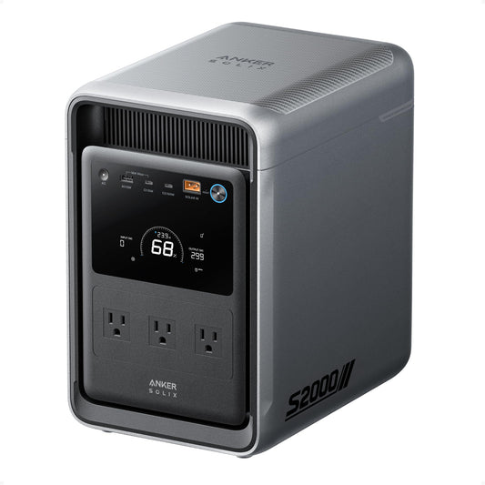 SOLIX S2000 Portable Power Station, 2,010Wh, 1,500W, Home Backup, UPS