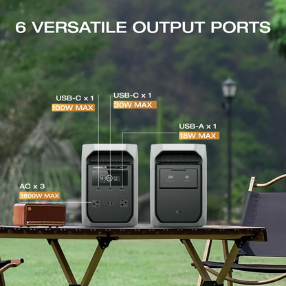 Portable Power Station Delta 3 Classic, 1024Wh 1800W AC