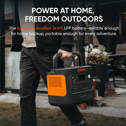 Explorer 2000 v2 Portable Power Station, 2042Wh, 2200W AC Output